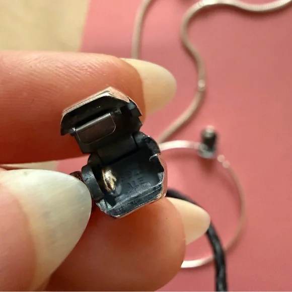 3 Pandora Moments Sterling Silver Bracelet Bundle Heart Clasp Leather Set - Picture 4 of 11